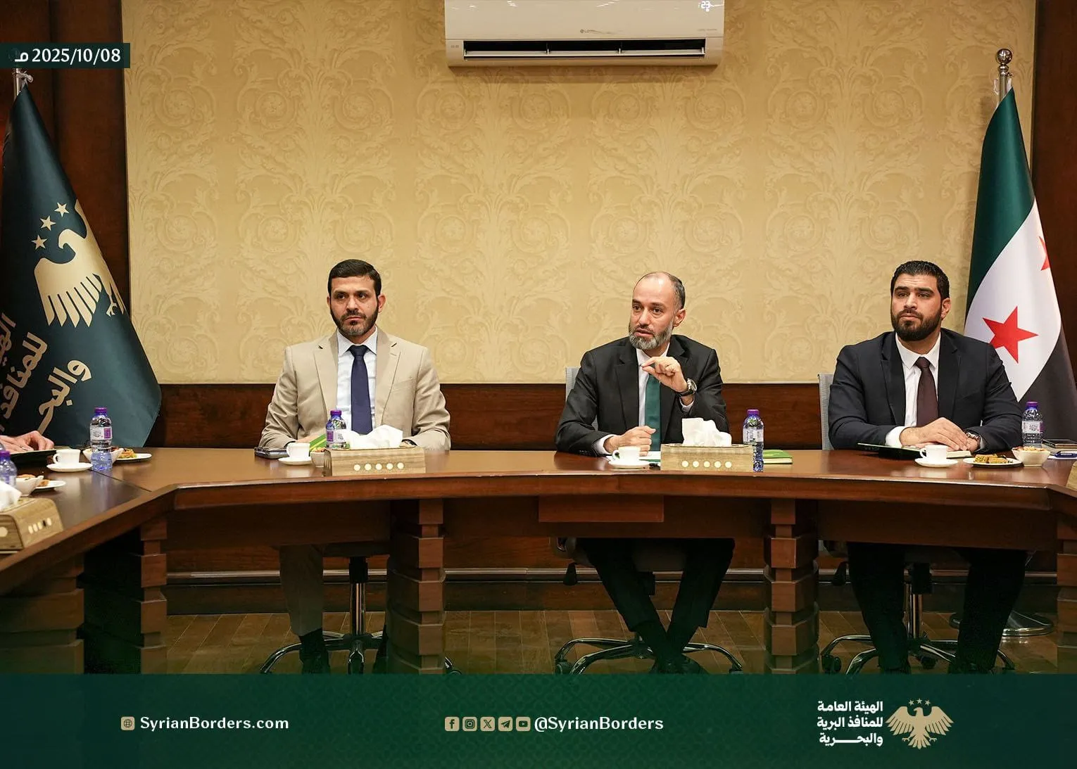 الهيئة العامة للمنافذ البرية والبحرية تبحث تطوير المعابر والمرافئ في سوريا