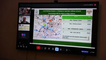 وزارة النقل تعقد اجتماعاً مع شركة صينية لتعزيز النقل السككي في سوريا