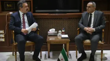 وزير الزراعة يبحث مع بعثة الصليب الأحمر دعم المشاريع الزراعية والتنموية في سوريا