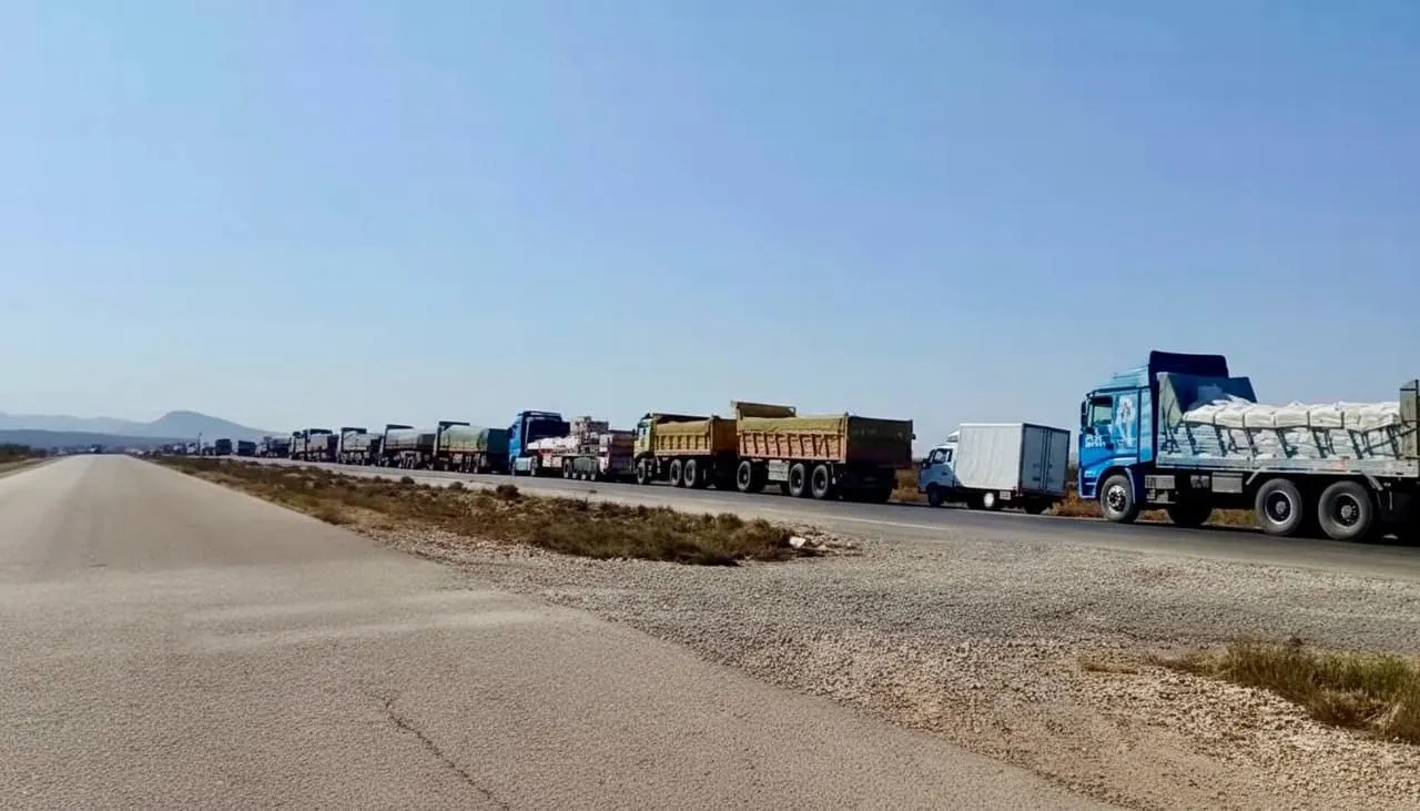 محافظة السويداء: حركة نشطة للنقل والتجارة على طريق دمشق