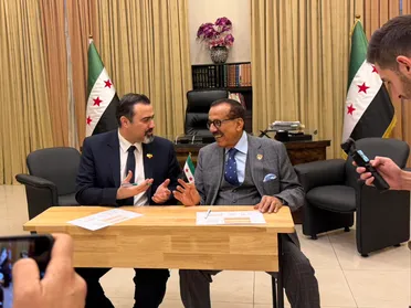 خلف الحبتور في زيارة عمل إلى سوريا لتعزيز التعاون الاقتصادي ودعم التعليم