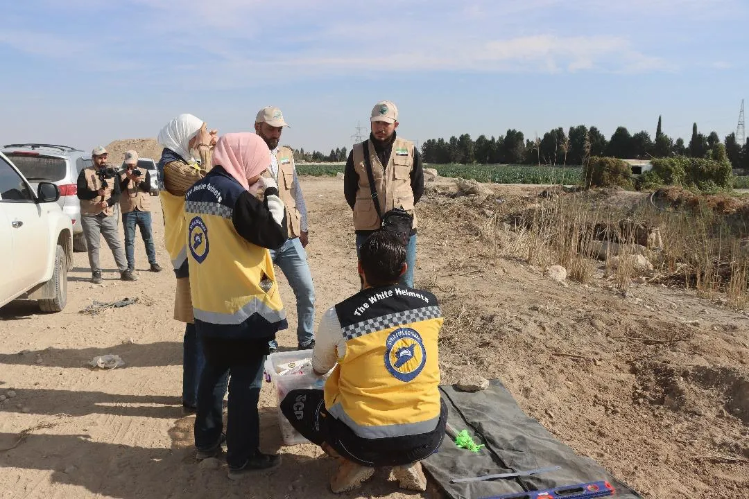 العثور على رفات عشرة أشخاص في منطقة عسكرية سابقة بدوما