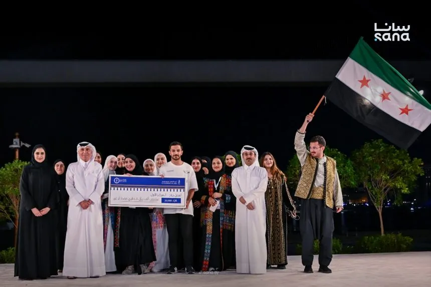 سوريا تنال المركز الأول في "اليوم الثقافي" بجامعة لوسيل في الدوحة