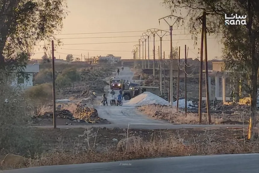 توغل جديد لقوات الاحتلال الإسرائيلي في محيط بلدة بيت جن غربي دمشق