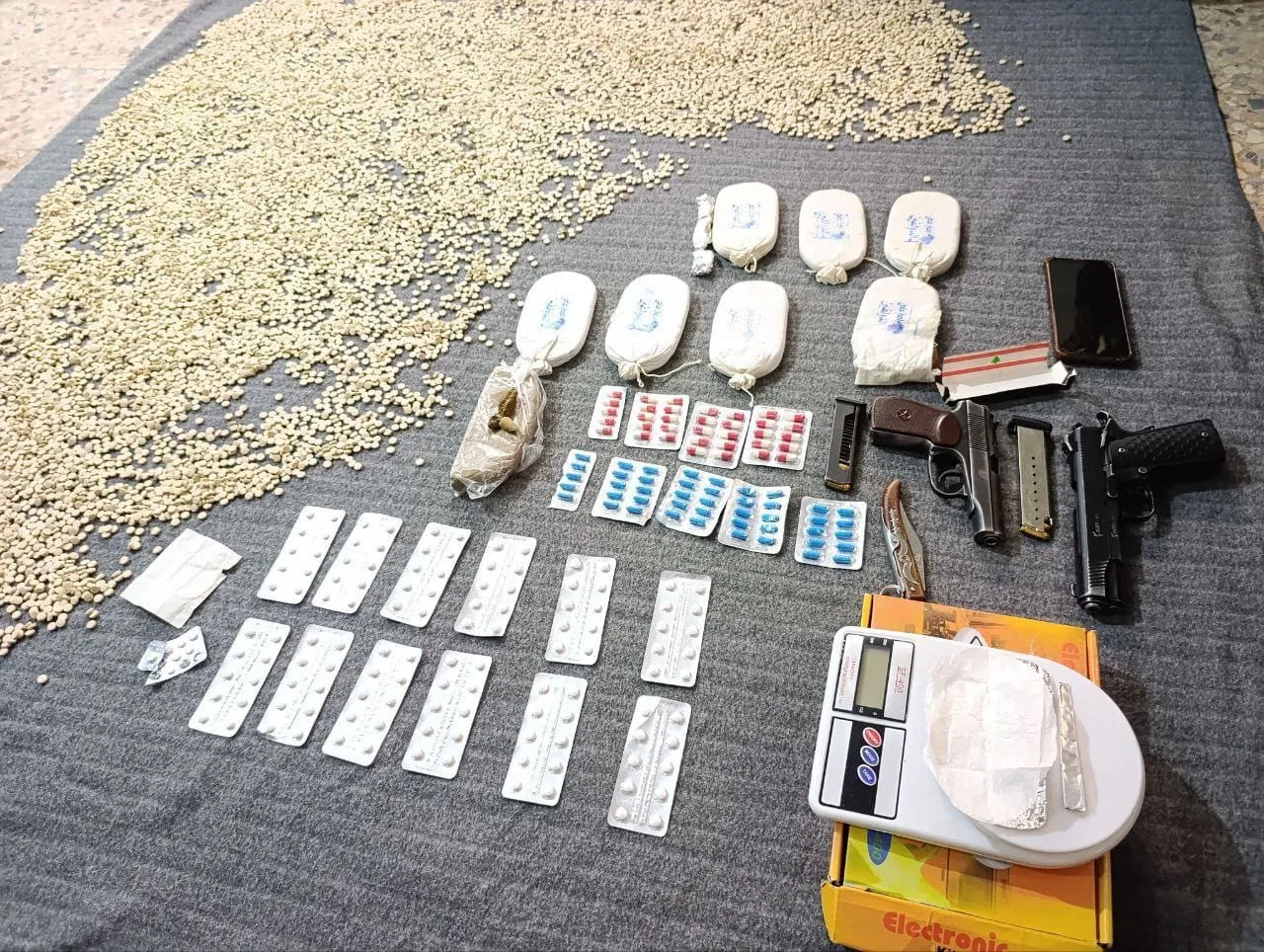 تفكيك شبكات للمخدرات في درعا وريف دمشق