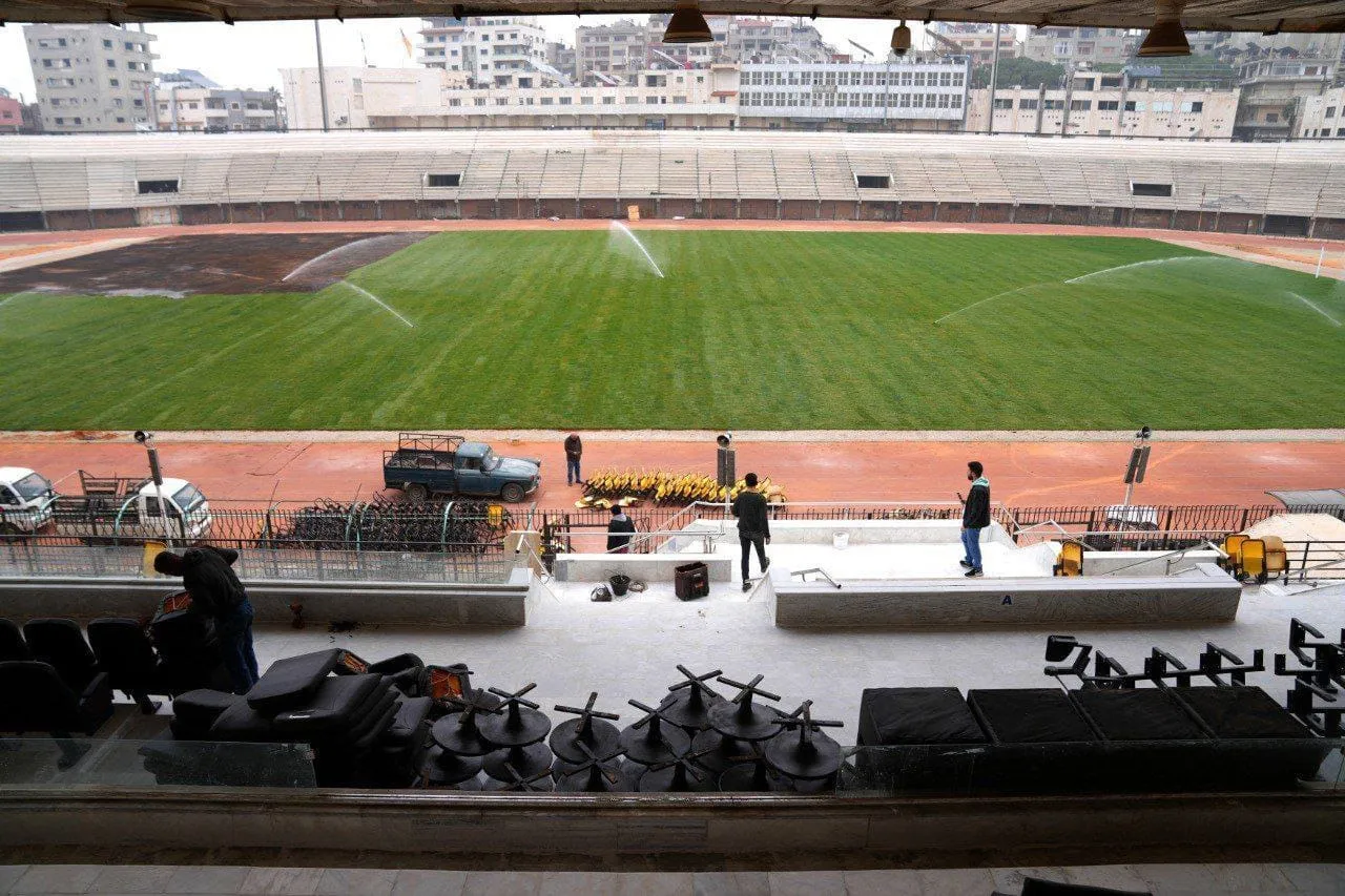 وزارة الرياضة والشباب تعلن تأهيل وتطوير ملعب خالد بن الوليد بحمص
