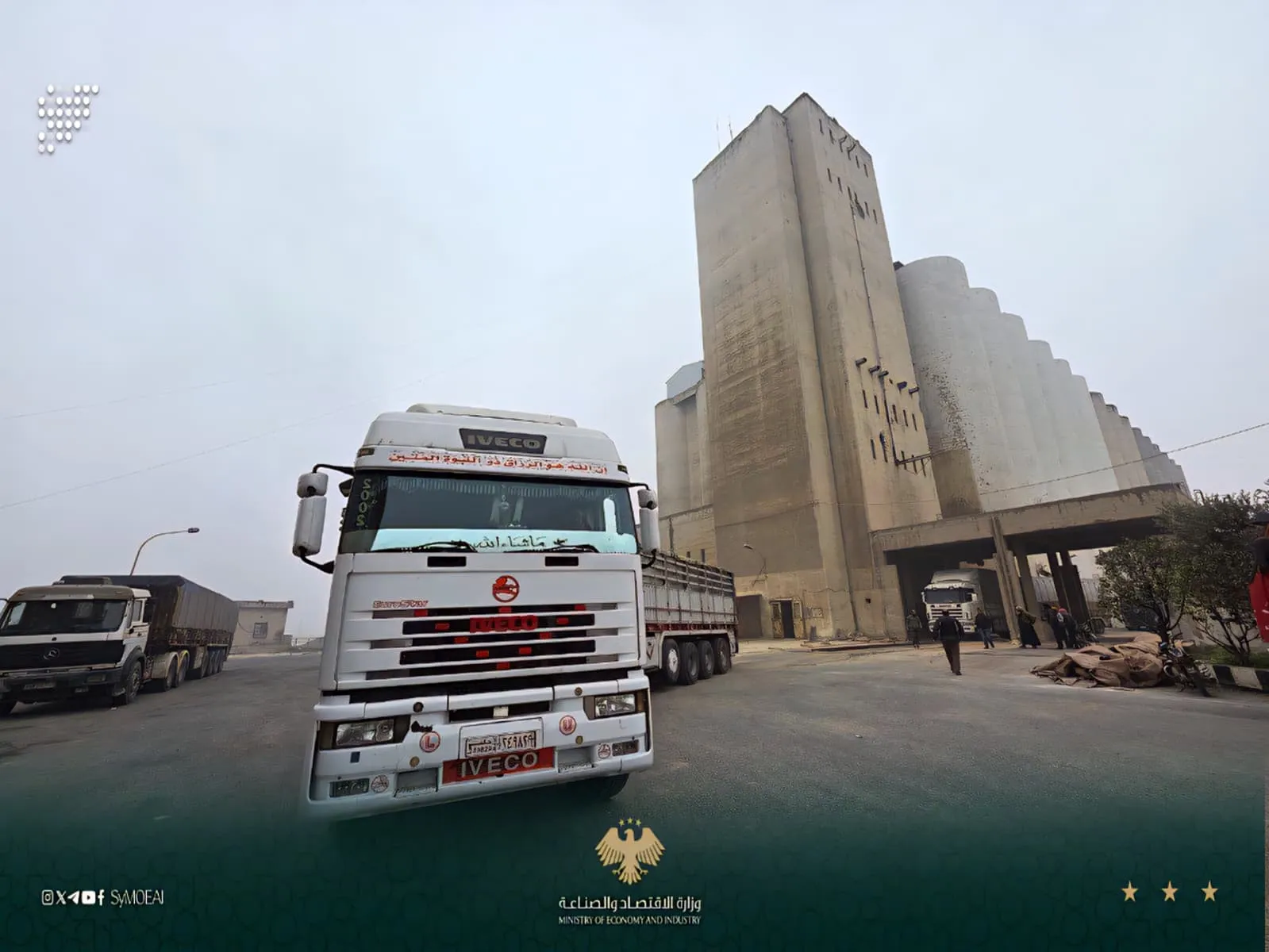 صوامع إدلب تستقبل كميات من القمح عبر مرفأ اللاذقية