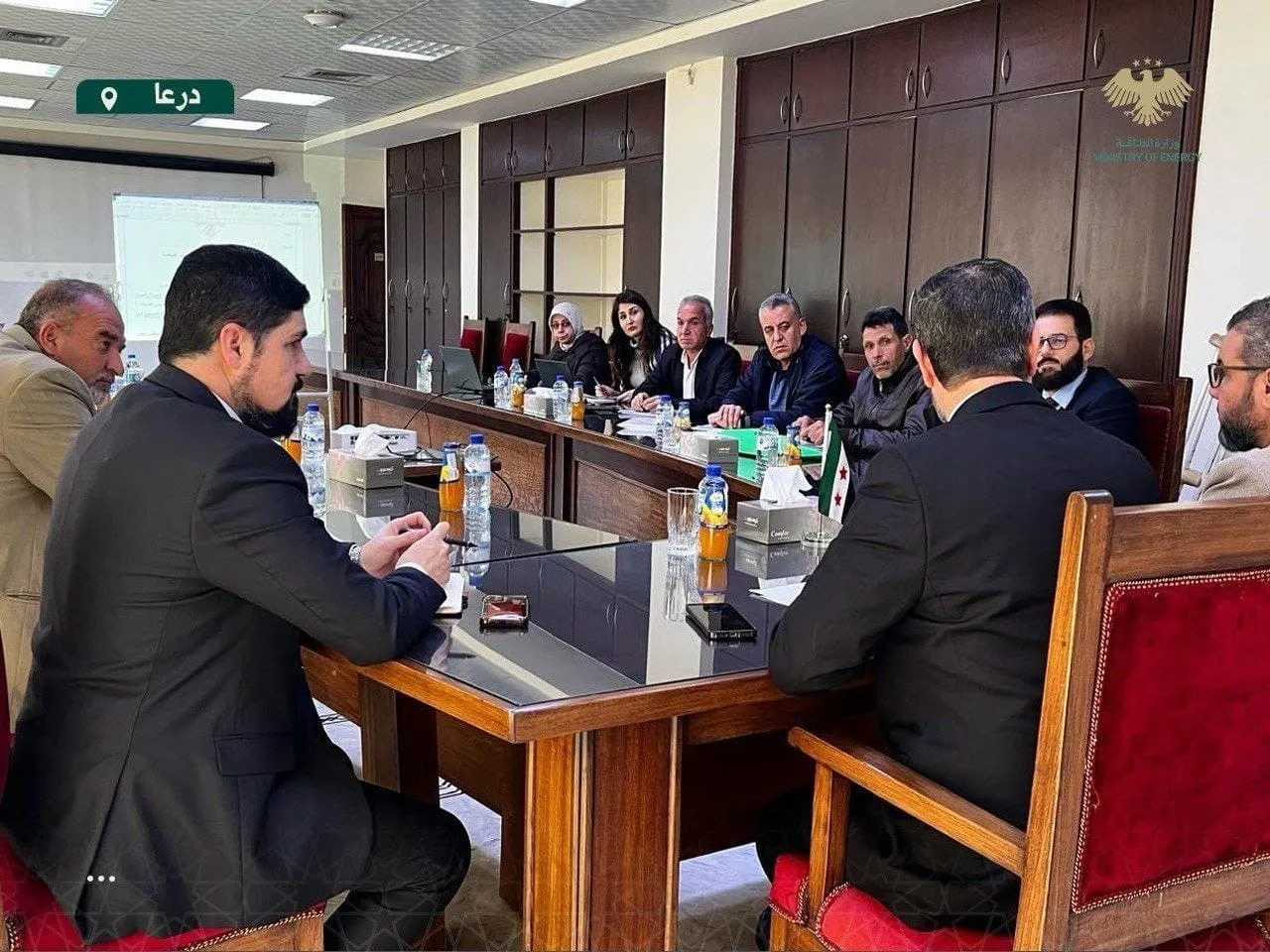 درعا: اجتماع تنسيقي للحد من الحفر العشوائي وصون المياه الجوفية