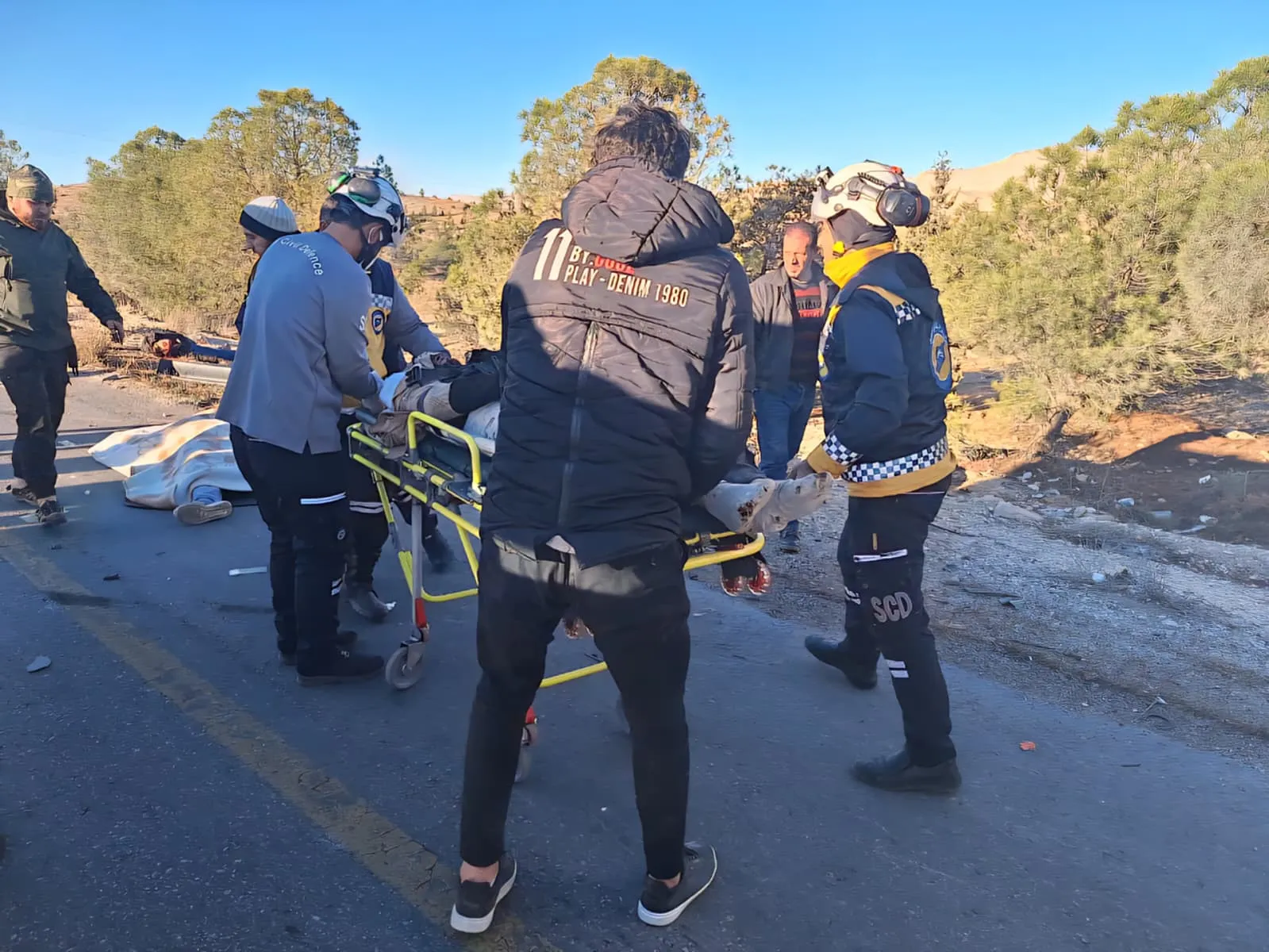 وفاة أربعة طلاب جامعيين بحادث سير على طريق دمشق - حمص