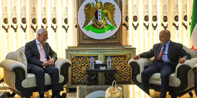 رفع العقوبات يفتح الأبواب... الشعار يبحث مع سانينو فرص إنعاش الاقتصاد السوري