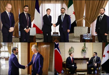 وزير الخارجية السوري يبحث مع مبعوثين أوروبيين وأمميين ملفات التعاون والعدالة والاستقرار