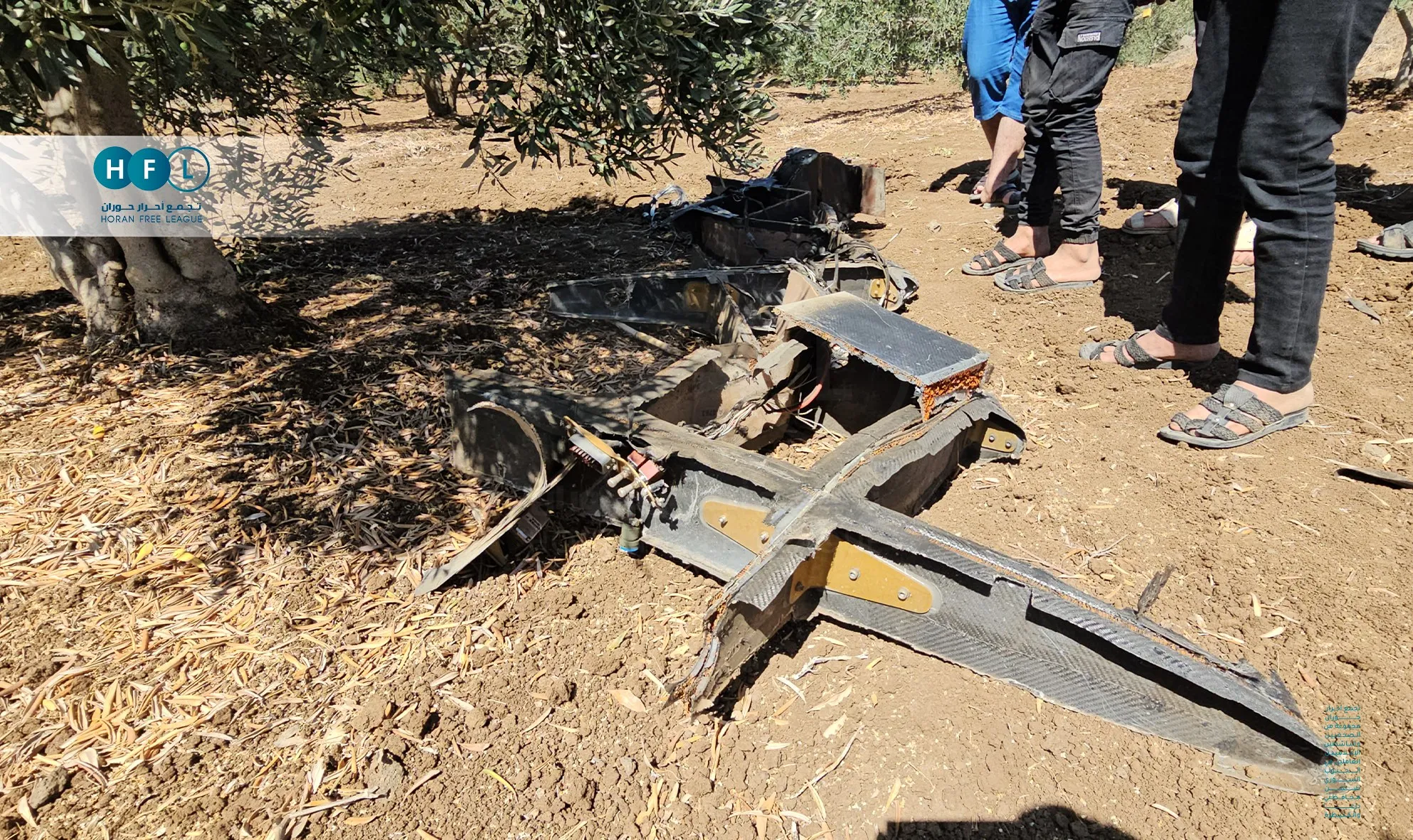 جرحى وأضرار مادية جراء سقوط حطام صواريخ إيرانية بريف السويداء