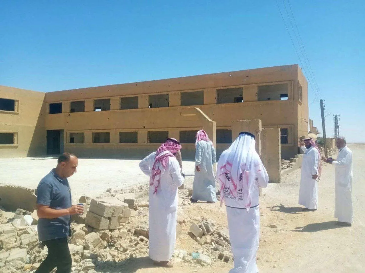 وفد إماراتي يزور تدمر لبحث دعم المرافق الصحية والمائية