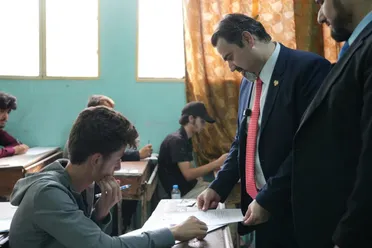 وزير التربية يزور إدلب ويتفقد المراكز الامتحانية والمدارس قيد الترميم