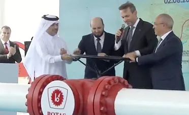 بدء ضخ الغاز الأذري إلى سوريا عبر محطة حلب لتعزيز استقرار الشبكة الكهربائية