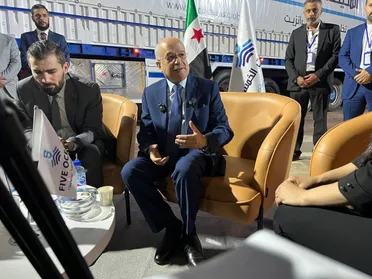 وزير النقل في الحكومة السورية الدكتور المهندس "يعرب بدر"