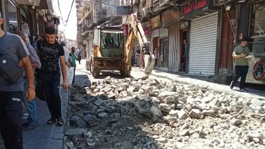 محافظة دمشق توضح تفاصيل مشروع ترميم البنية التحتية في أحياء باب توما القديمة