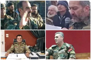 ضباط الأسد المخلوع في صفوف ميليشيات الهجري بالسويداء
