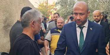 وزير الطوارئ يزور عائلة "حمزة العمارين" ويؤكد متابعة الدولة لقضيته
