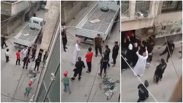 فيديو متداول يظهر عراكاً بين عناصر أمن ومدنيين يثير جدلاً بريف دمشق