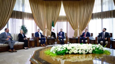 الرئيس أحمد الشرع يستقبل وفداً من الكونغرس الأميركي في دمشق