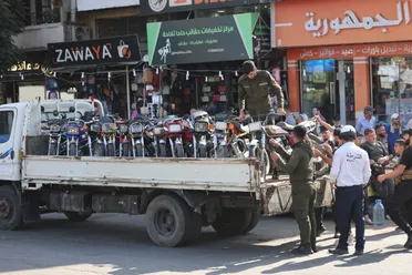فرع مرور حمص يطلق حملة "حمص خالية من الدراجات النارية"