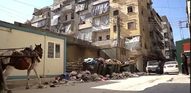 أهالي حي بستان القصر يطالبون بحل لمشكلة القمامة والمولدات قرب المدارس