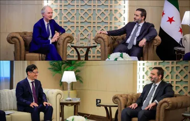 الشيباني يبحث مع بيدرسون والسفير الصيني التطورات السياسية 