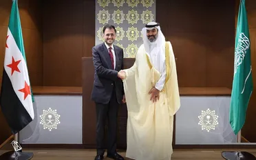 وزير الاتصالات وتقنية المعلومات السعودي عبدالله السواحة - وزير الاتصالات وتقانة المعلومات السوري عبدالسلام هيكل