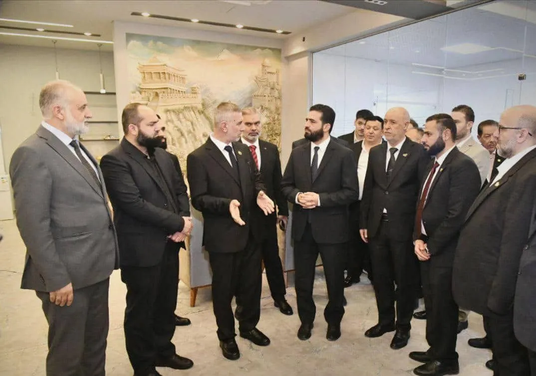 وزير الداخلية يفتتح مركز الهجرة والجوازات في يلبغا بدمشق