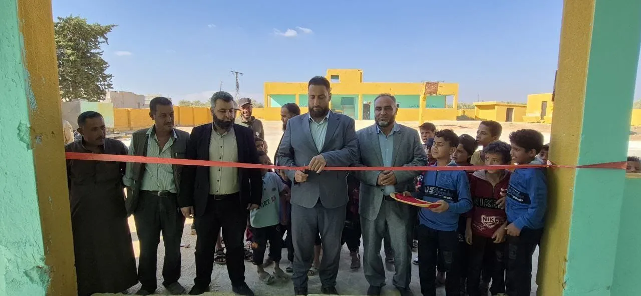 مع اقتراب العام الدراسي .. افتتاح 5 مدارس جديدة في سراقب