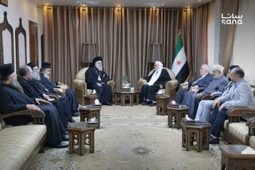 البطريرك يوحنا العاشر يزور المفتي الرفاعي ويؤكد على ترسيخ العيش المشترك