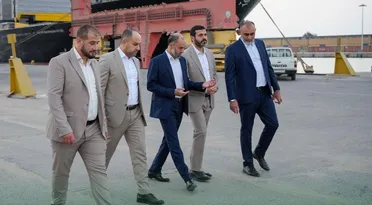 جولة تفقدية لرئيس هيئة المنافذ في مرفأ طرطوس لمتابعة تطوير الأداء وتعزيز الخدمات