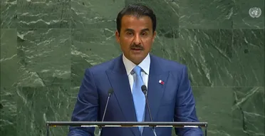 أمير قطر: دعم كامل لسوريا في بناء مؤسساتها ورفض أي محاولات لتقسيمها