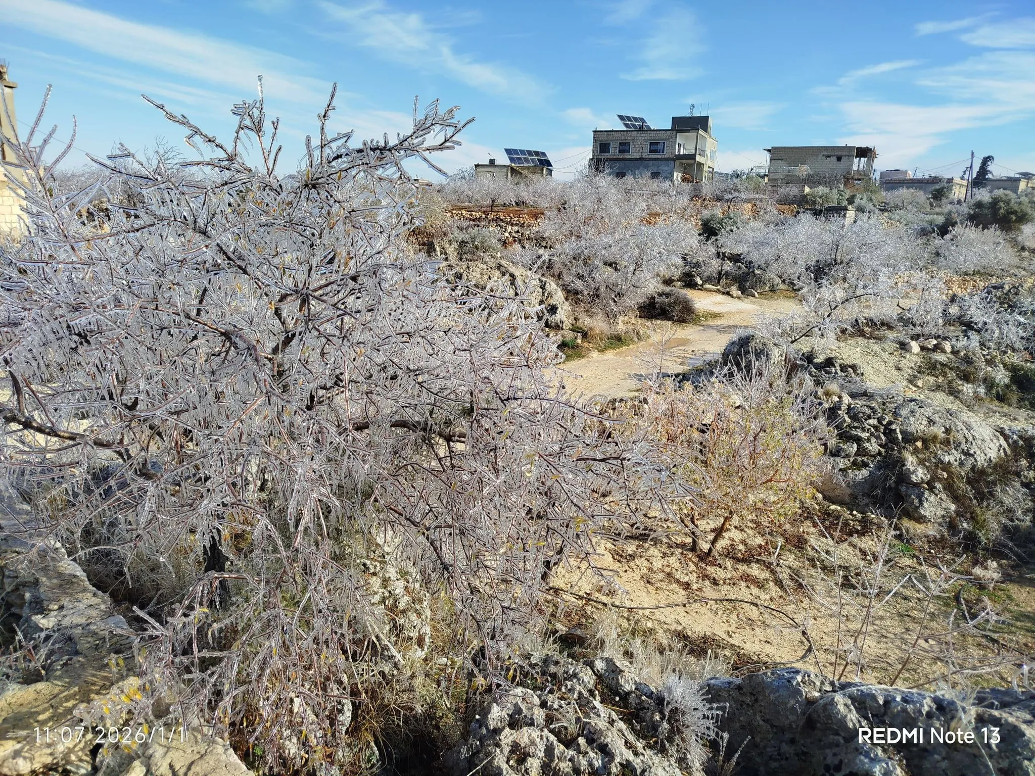الطوارئ تحذر: موجة صقيع تضرب سوريا مطلع يناير وتبلغ ذروتها السبت والأحد