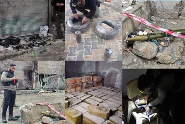 عبوات داخل المنازل والطرقات… تفخيخ ممنهج خلّفته “قسد” في حي الشيخ مقصود بحلب