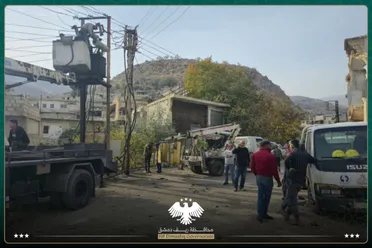 تركيب محولات جديدة بريف دمشق