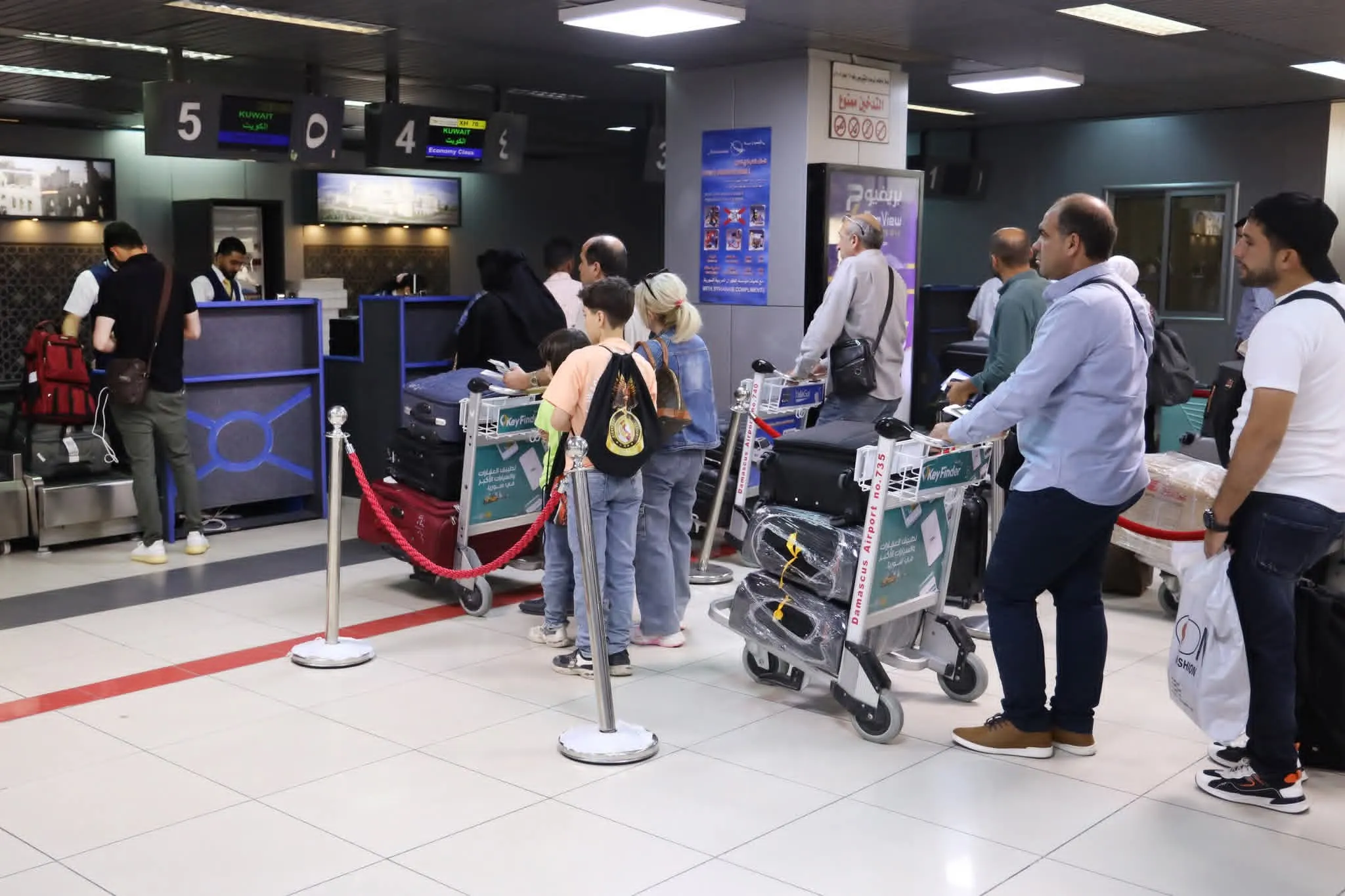 أكثر من 1.6 مليون مسافر عبر مطاري دمشق وحلب خلال عام 2025