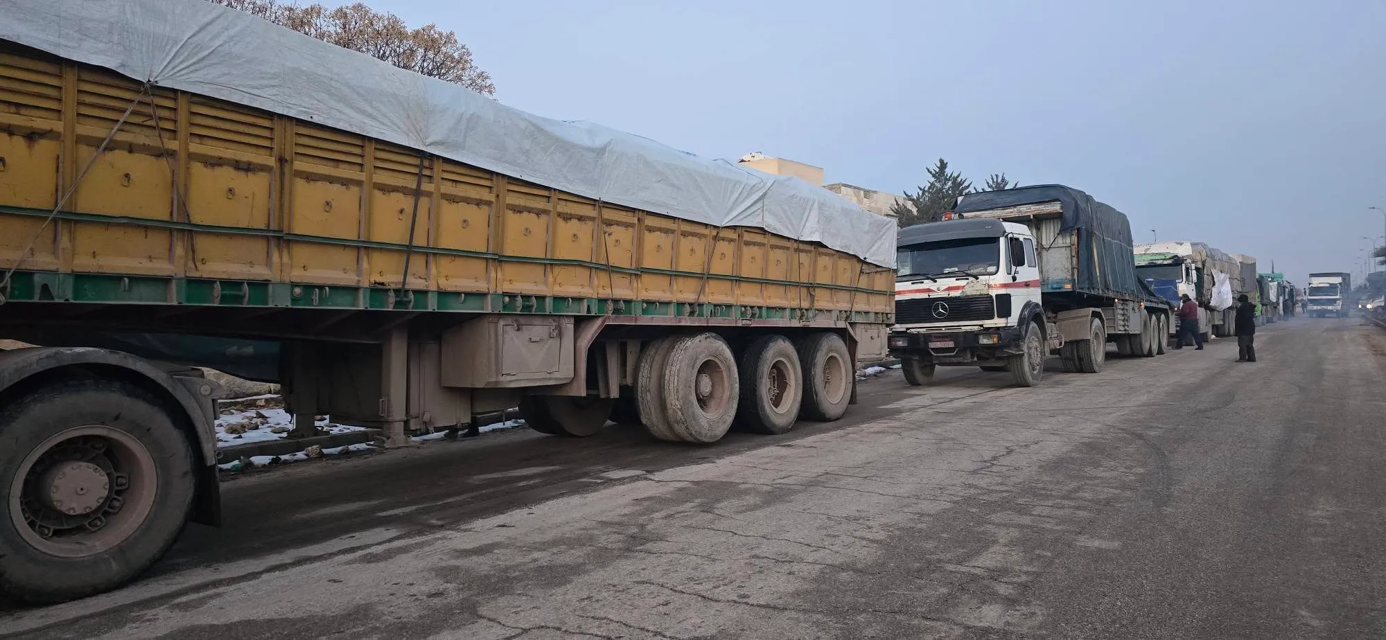 اللجنة المركزية لاستجابة حلب تُرسل قافلة إغاثية إلى عين العرب 