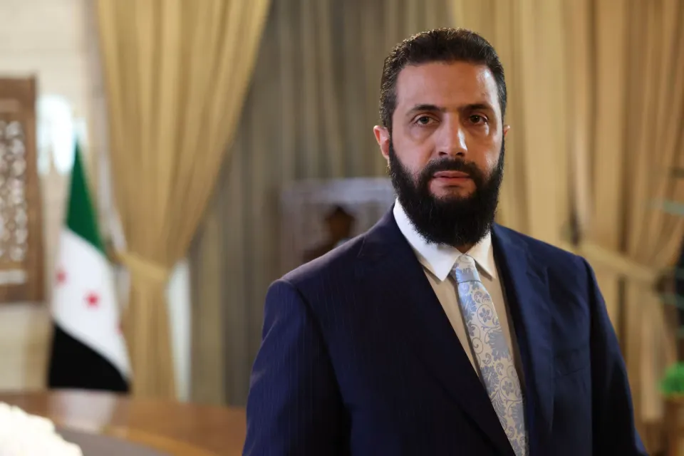 الرئيس السوري أحمد الشرع