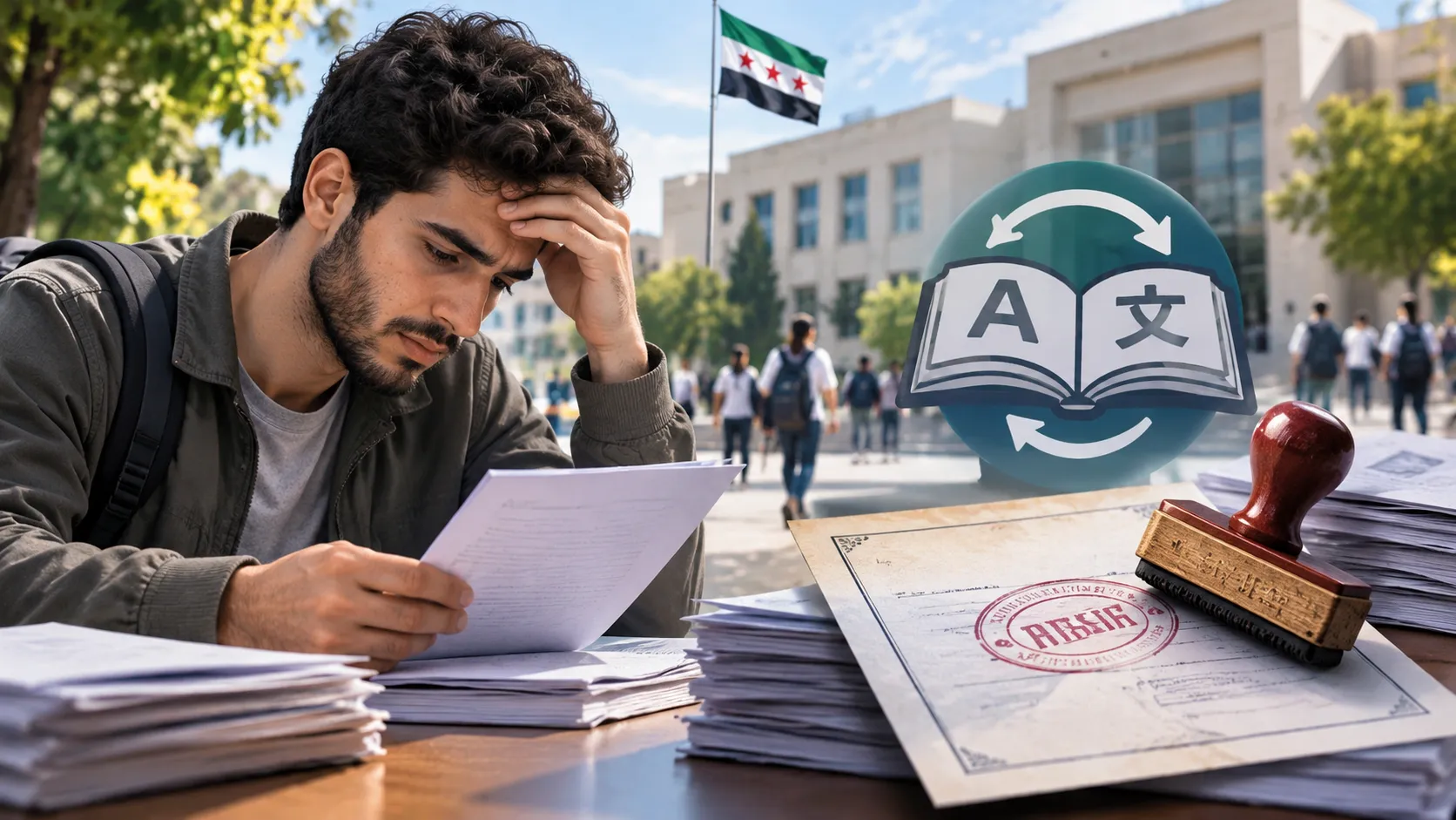 أخطاء الترجمة وارتفاع أجورها تعرقل معاملات الطلاب العائدين إلى سوريا