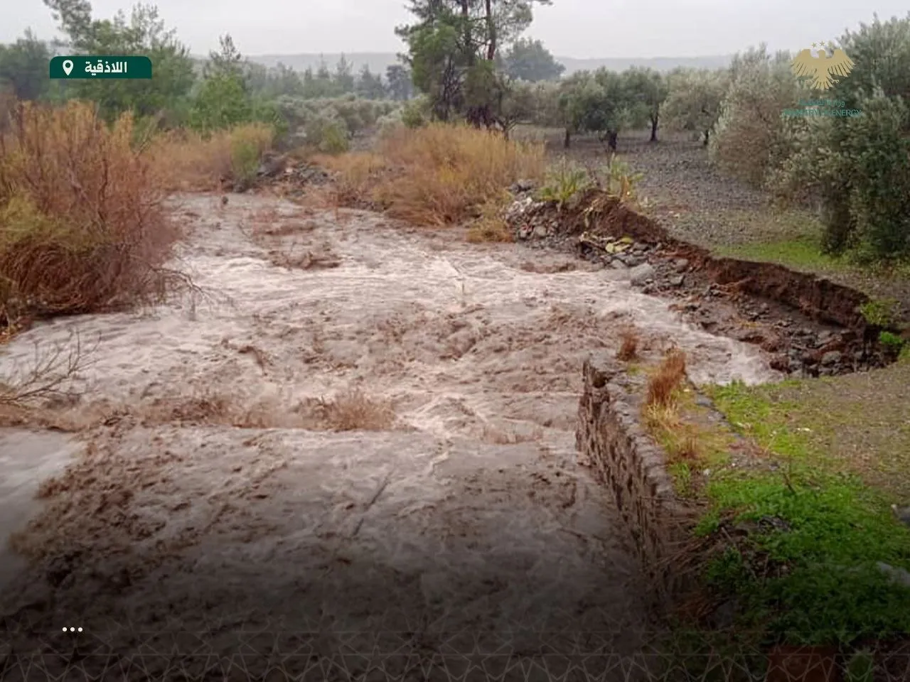 وزارة الطوارئ تُنفذ استجابة عاجلة للفيضانات في زغرين والسرسكية بريف اللاذقية