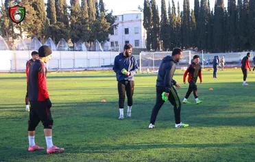 أحداث شغب في مباراة أمية وحمص الفداء 