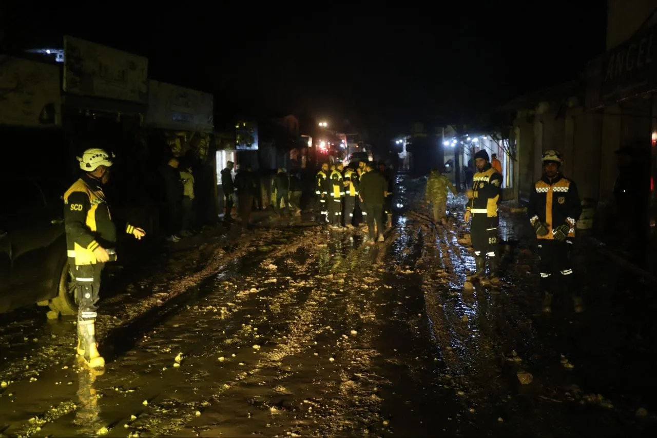 الهطولات المطرية شمال سوريا