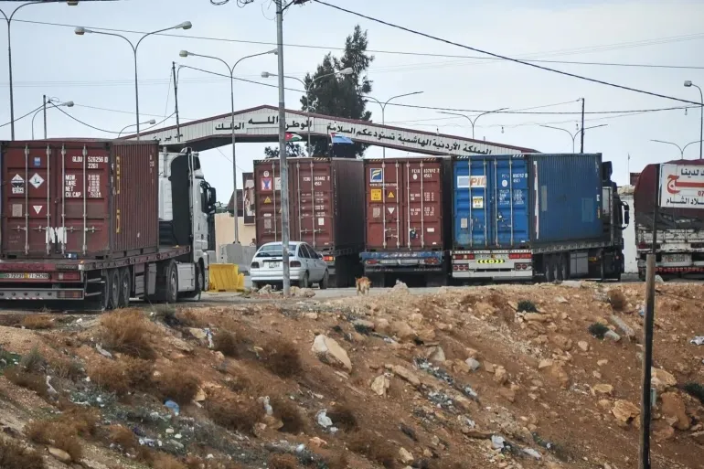 معبر جابر الأردني مع سوريا