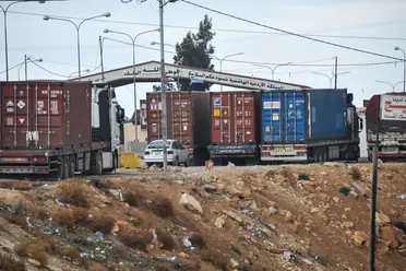 معبر جابر الأردني مع سوريا