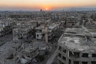 مرسوم رئاسي بتشكيل لجنة لإعادة تأهيل البنى التحتية في المناطق المدمرة