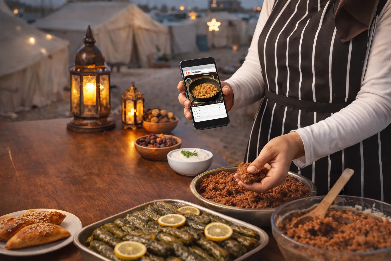 الطبخ عبر الشاشة: كيف تساعد المنصات الرقمية النساء في رمضان؟