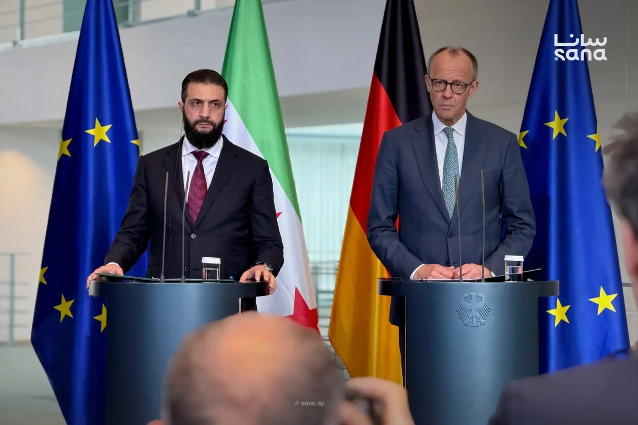 الرئيس الشرع يُعلن من برلين عن شراكة مع أوروبا ورؤية لدولة القانون وإعادة الإعمار