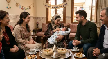 طقوس استقبال المواليد في سوريا: عادات متجذرة تعكس تلاحم العائلة واستمرار التراث